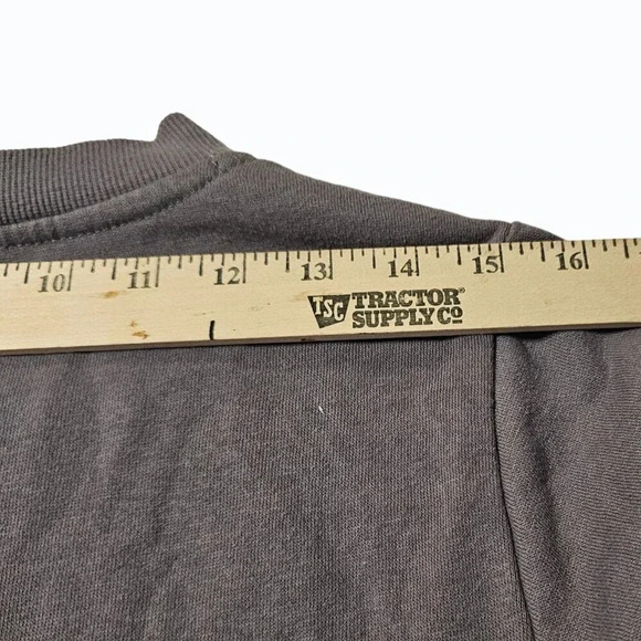 The Rolling Stones Lips Grey Crewneck Long Sleeve Sweatshirt Size Medium - Picture 6 of 10